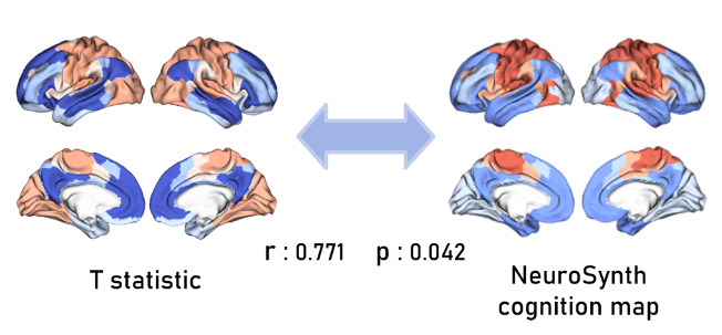 neuroimage principal score neurosynth