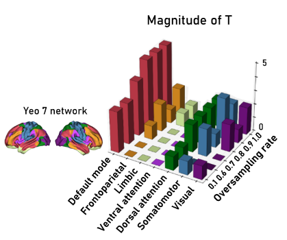 t-statistic map